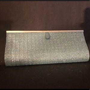 Blue Crystal Cinderella Clutch